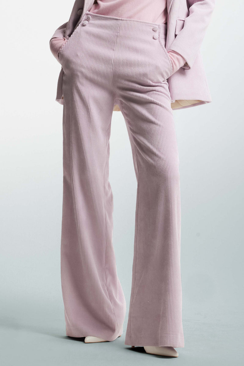 Bootcut trousers made from corduroy - Trousers BIONNE