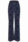 Trousers embellished with floral embroidery - Trousers TUSCA