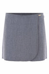 Wrap skort with a zip - Short MELINDA