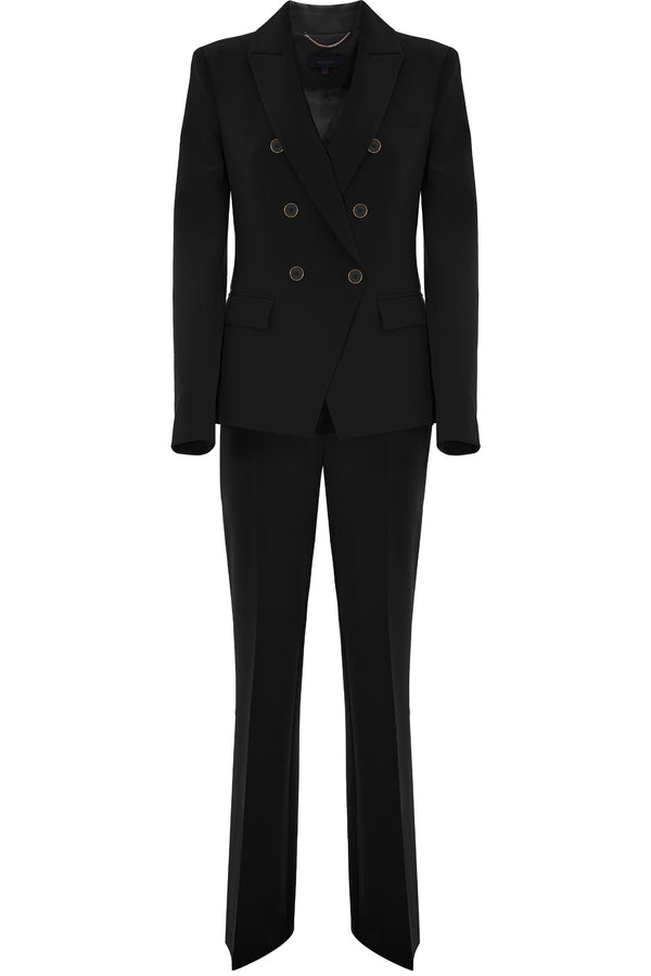 Suit with double-breasted jacket and cigarette trousers - Suit Jacket-Trousers BIJAL