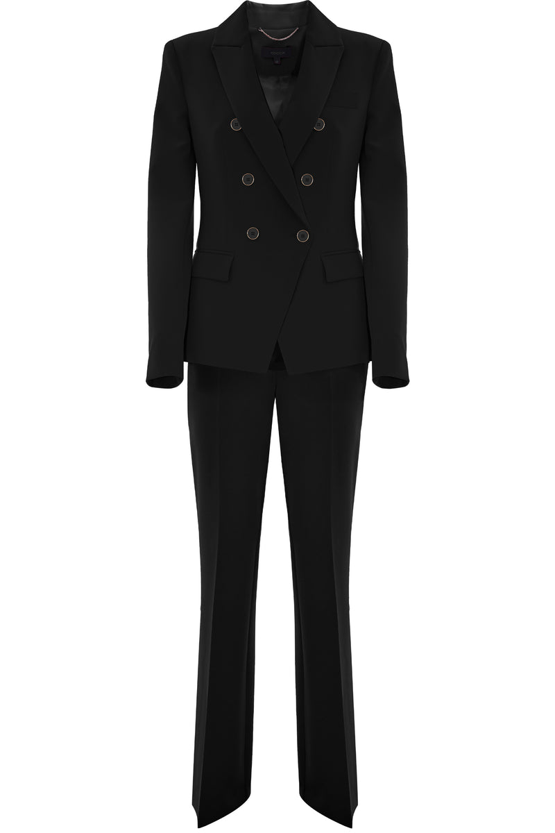 Suit with double-breasted jacket and cigarette trousers - Suit Jacket-Trousers BIJAL