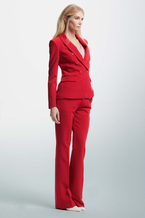 Suit with double-breasted jacket and cigarette trousers - Suit Jacket-Trousers BIJAL