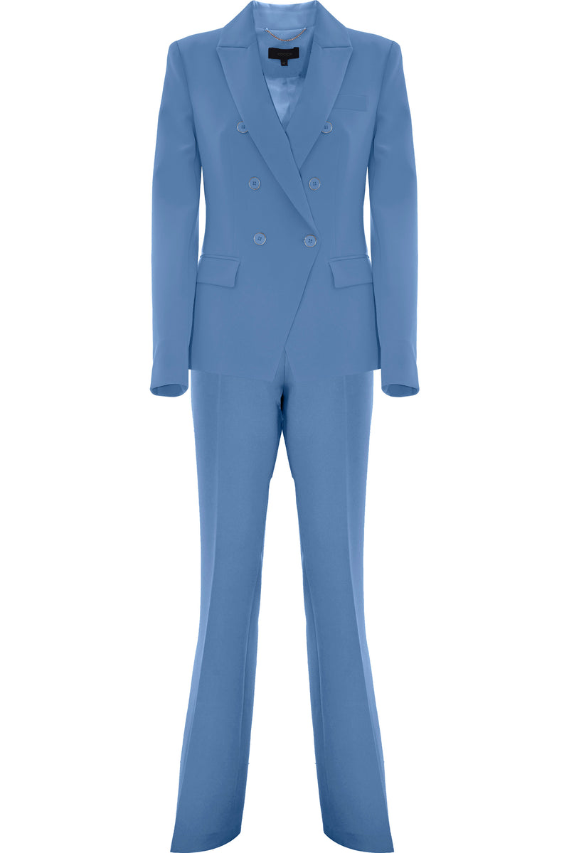 Suit with double-breasted jacket and cigarette trousers - Suit Jacket-Trousers BIJAL