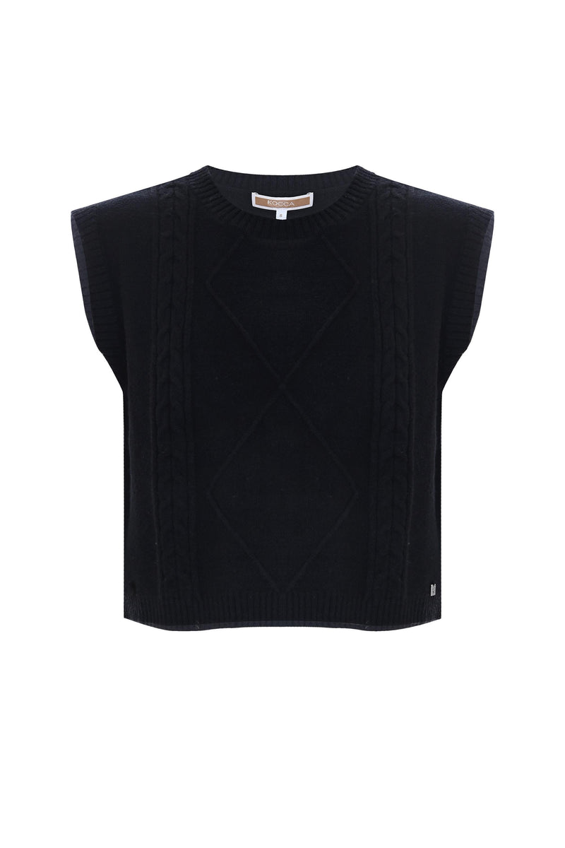 GILET IN MAGLIA ULUS - GILET IN MAGLIA ULUS Kocca Girls