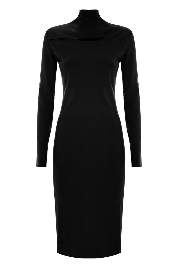 Abito in maglia effetto cut out - Abito In Maglia M/L Arezia