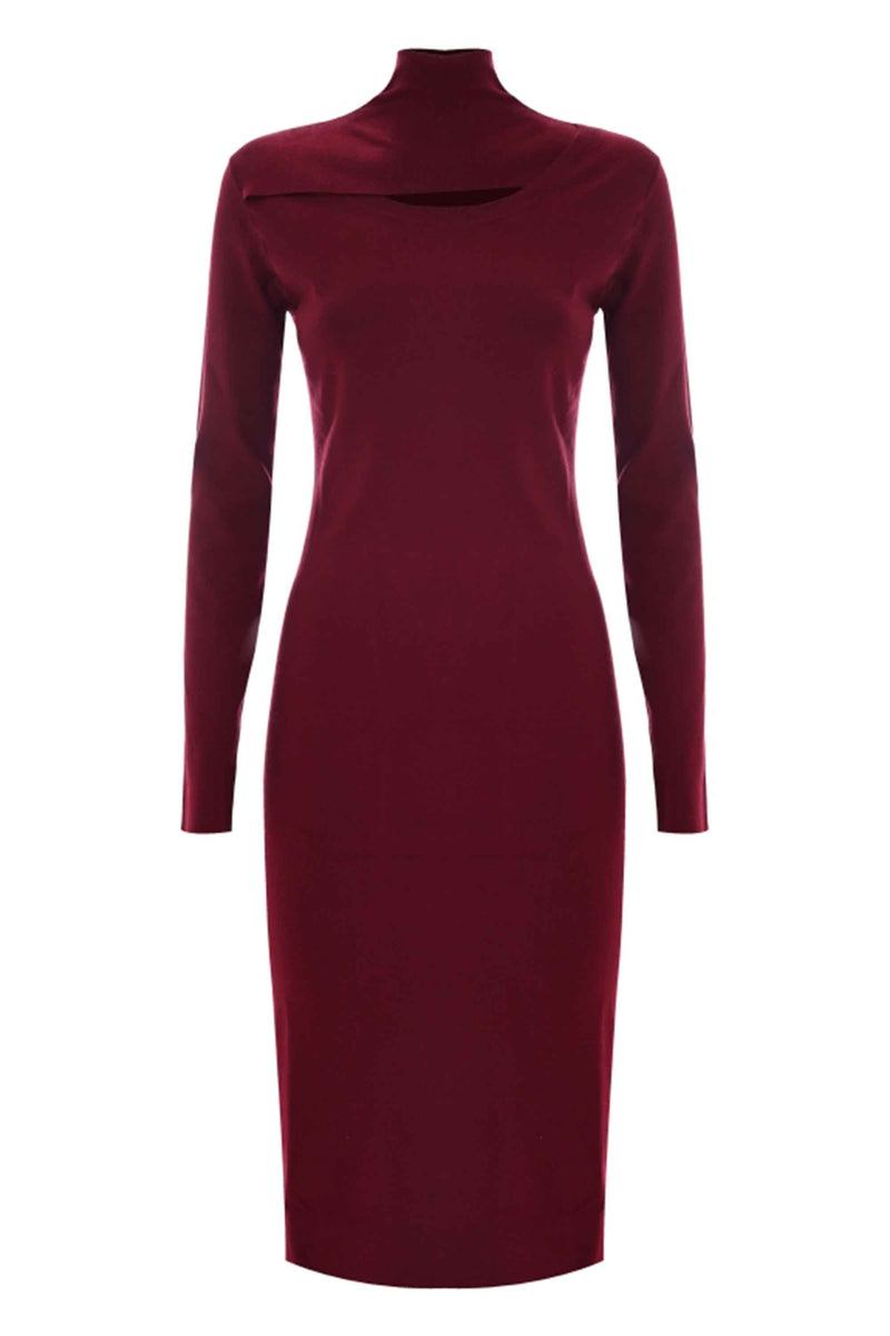Abito in maglia effetto cut out - Abito In Maglia M/L Arezia