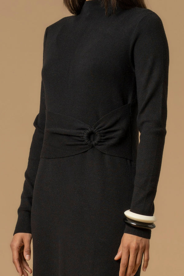 Abito in maglia collo a lupetto - Abito In Maglia M/L Juana