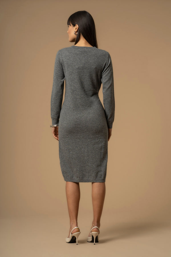 Vestido midi lazo cintura - Vestido Camiseta CARITEA