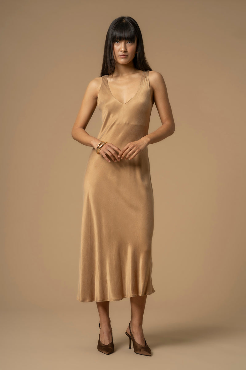 Robe sans manches avec col V - Robe MADRA