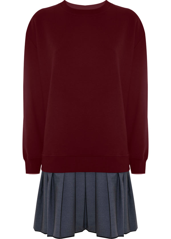 Relaxed chic above knee skirt style dress - Dress ANAND