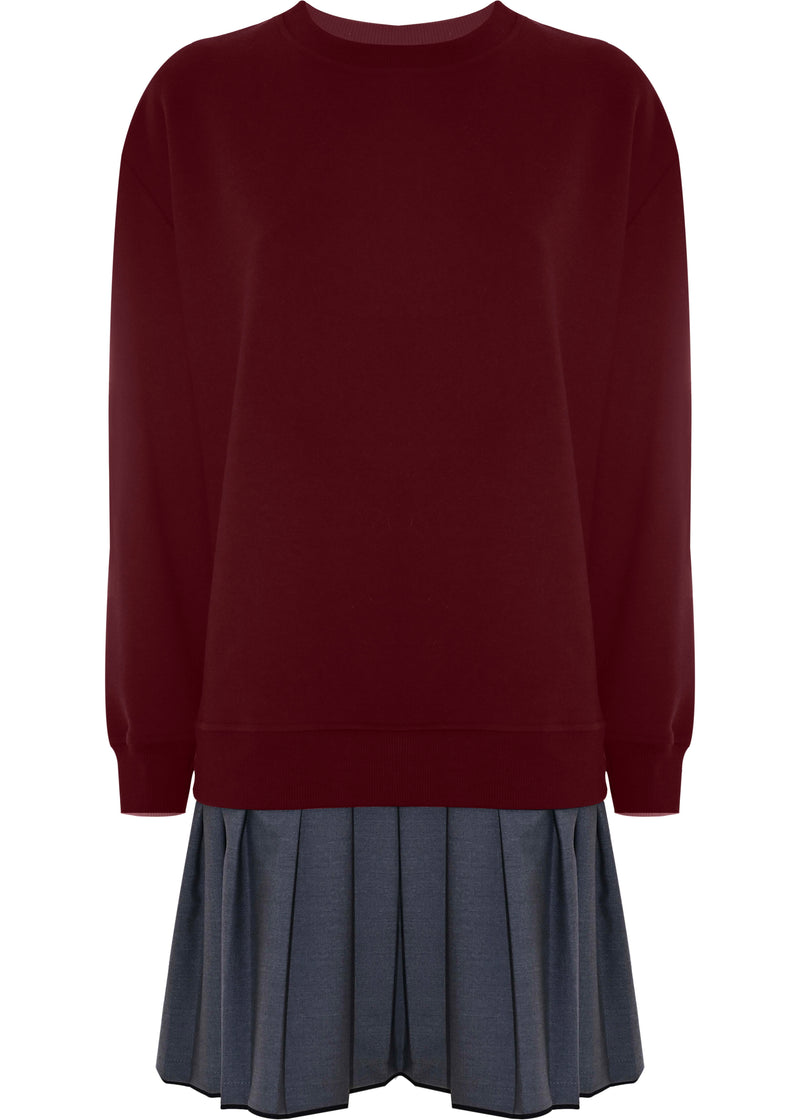 Relaxed chic above knee skirt style dress - Dress ANAND