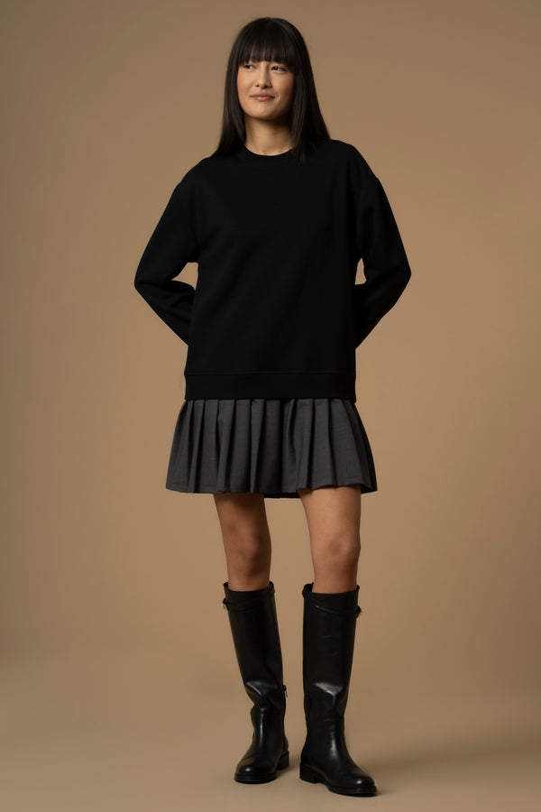Relaxed chic above knee skirt style dress - Dress ANAND