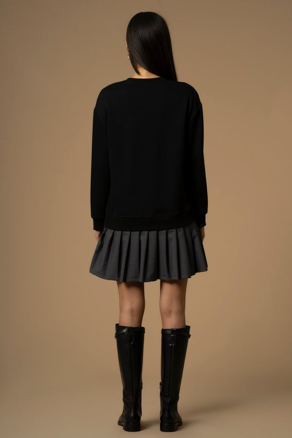 Relaxed chic above knee skirt style dress - Dress ANAND