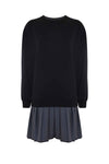 Vestido sweatshirt y falda plisada - Vestido ANAND