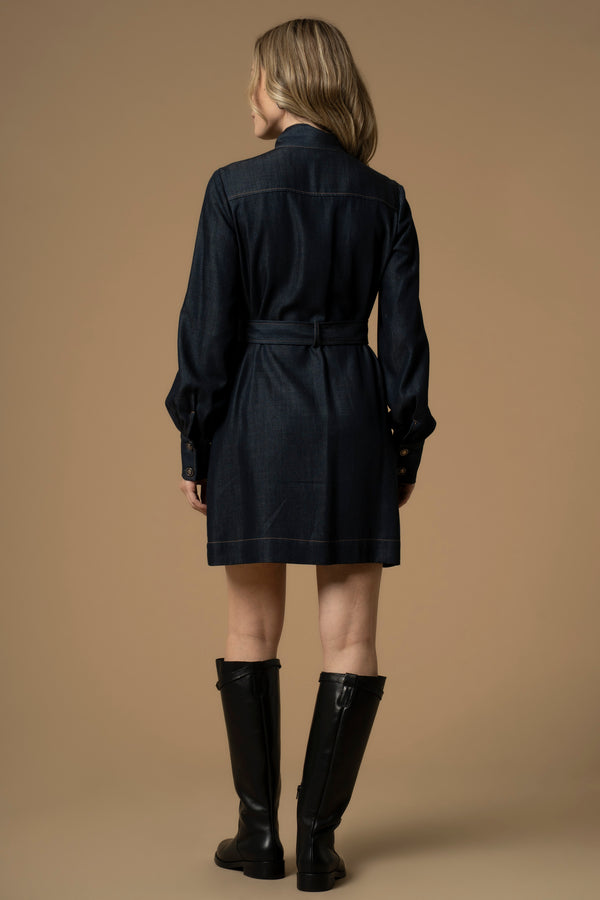 Casual chic half thigh length relaxed dress - Dress ERECH