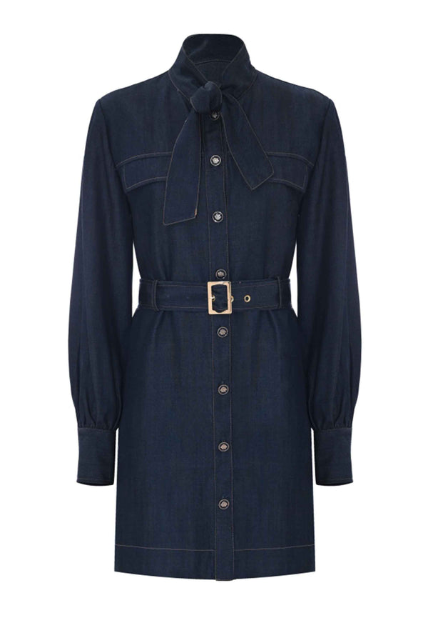 Casual chic half thigh length relaxed dress - Dress ERECH