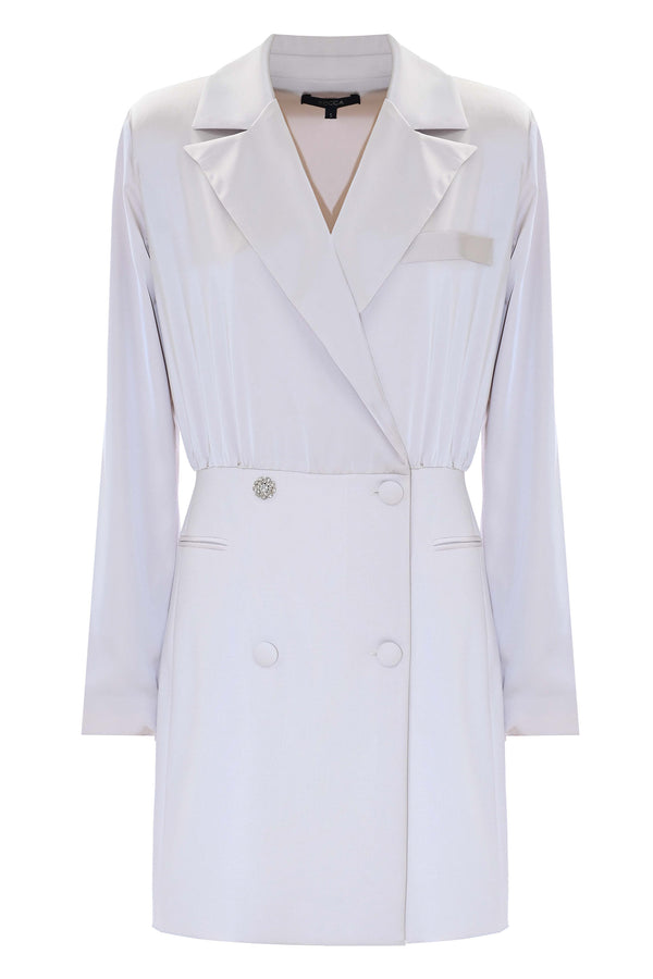Robe courte portefeuille manches longues - Robe FILIBERT