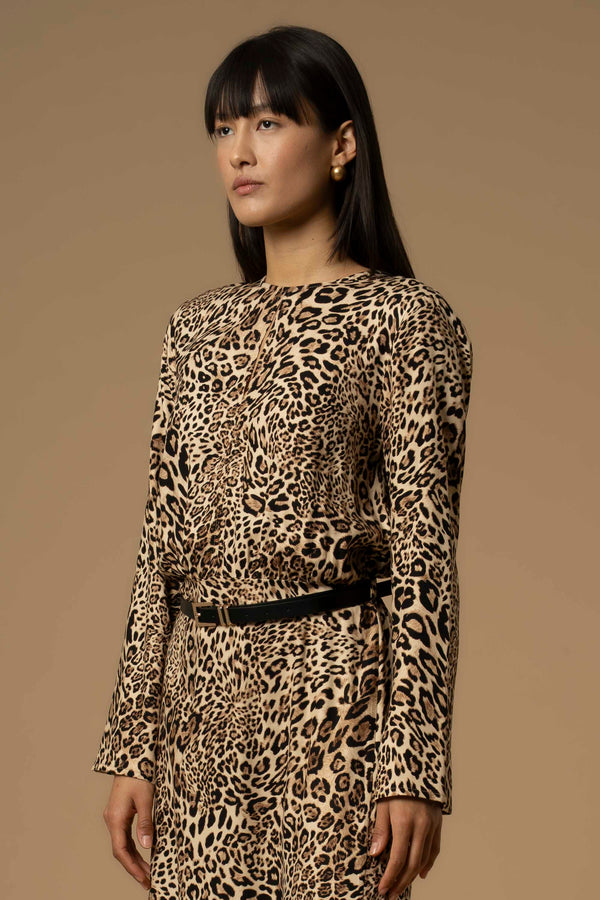 Chic free-flowing full length dress - Dress CALIXI