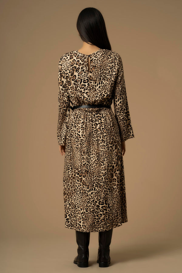 Chic free-flowing full length dress - Dress CALIXI