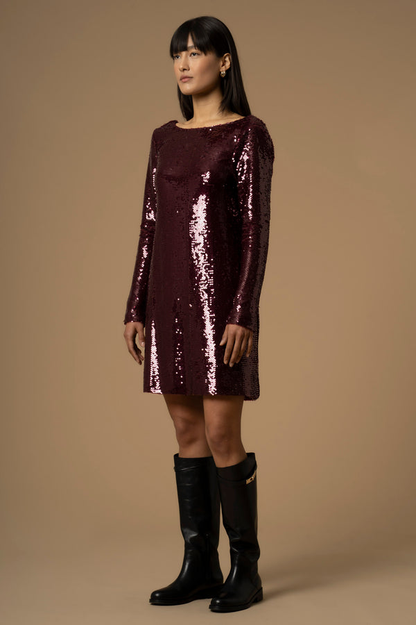 Party-style chic above knee dress - Dress GAFILE