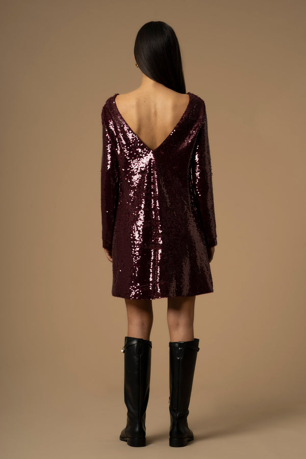 Party-style chic above knee dress - Dress GAFILE