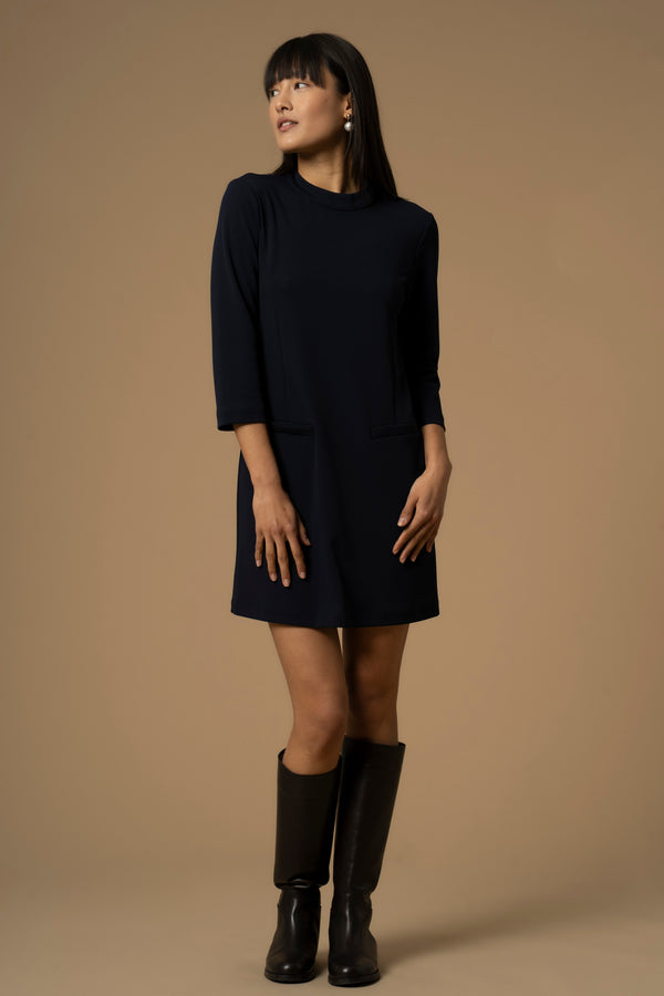 Classic chic short sleeved dress - Dress ANDER