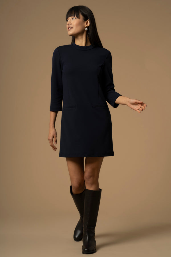 Classic chic short sleeved dress - Dress ANDER