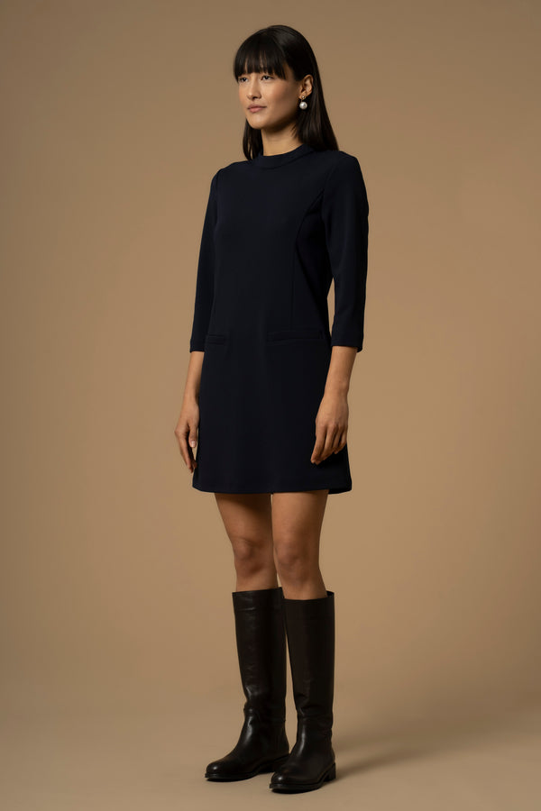 Classic chic short sleeved dress - Dress ANDER