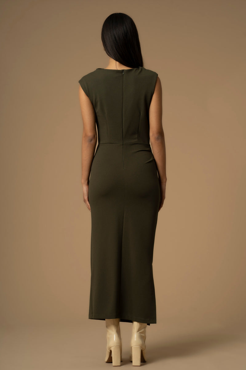 Robe longue coupe slim sans manches - Robe DYANA