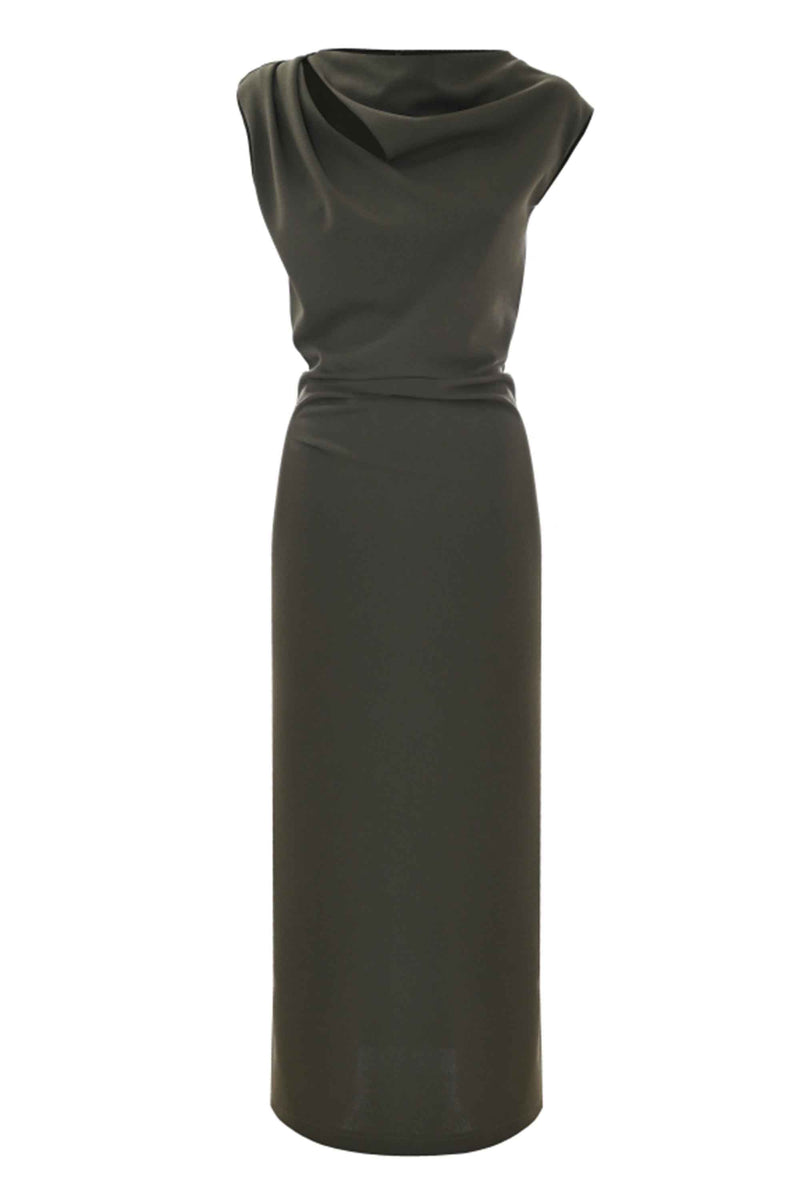 Robe longue coupe slim sans manches - Robe DYANA