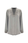 Blusa in pura viscosa con pince e colletto - Blusa Illies