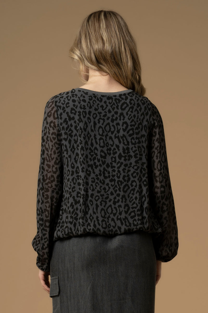 Blouse encolure dégagée avec manches longues - Blouse ISRAEL