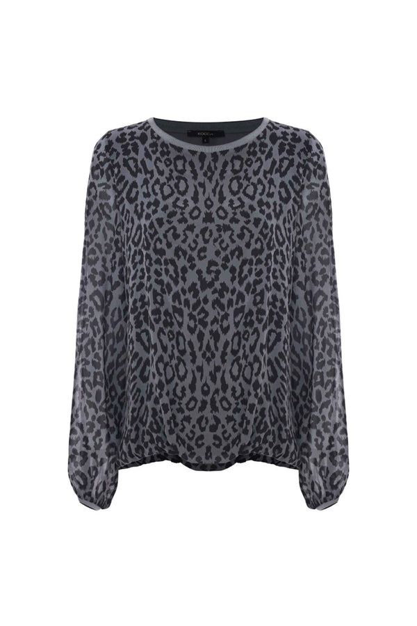 Blusa estampado leopardo - Blouse ISRAEL