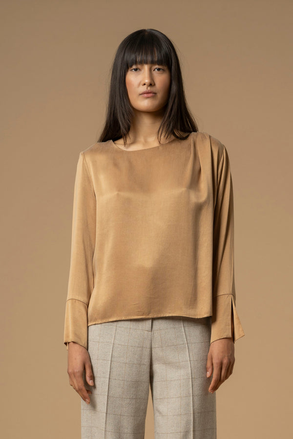 Blusa con drappeggio - Blusa Malbeth