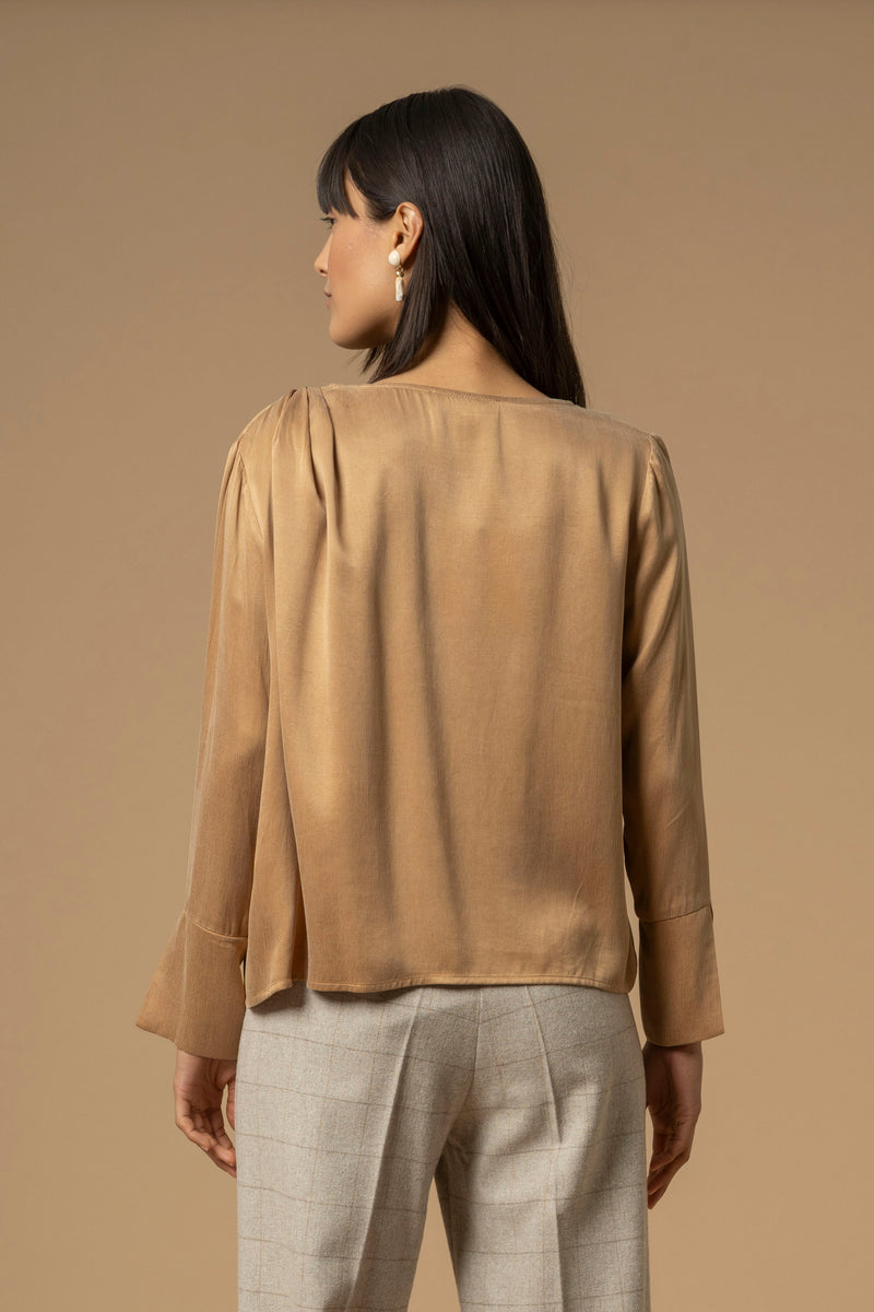 Blusa con drappeggio - Blusa Malbeth