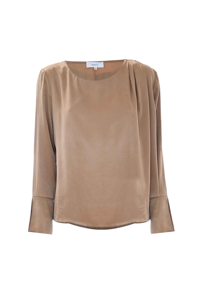 Blusa con drappeggio - Blusa Malbeth