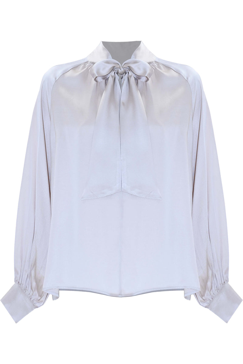 Blouse manches fluides et col cravate - Blouse CALLISTO