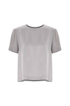 Haut à col rond avec manches courtes - Blouse DUANE