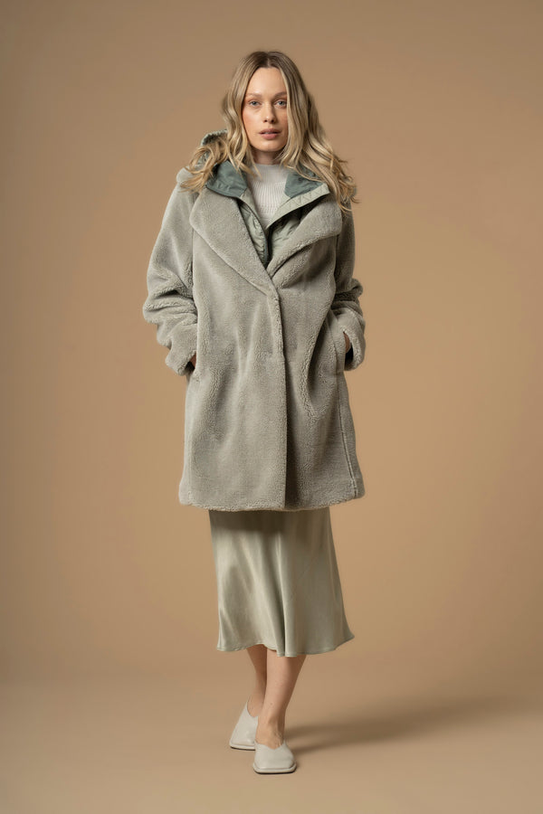 Manteau mi-long à manches longues - Manteau DAMASCO