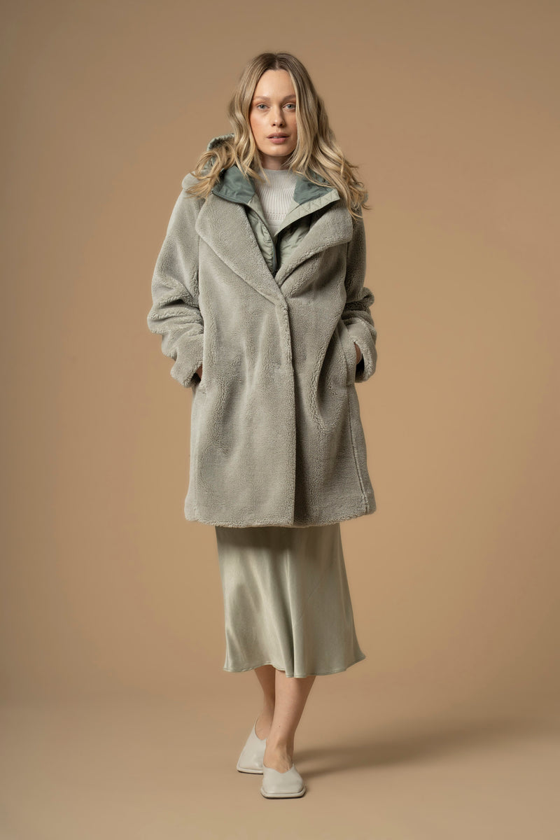 Manteau mi-long à manches longues - Manteau DAMASCO
