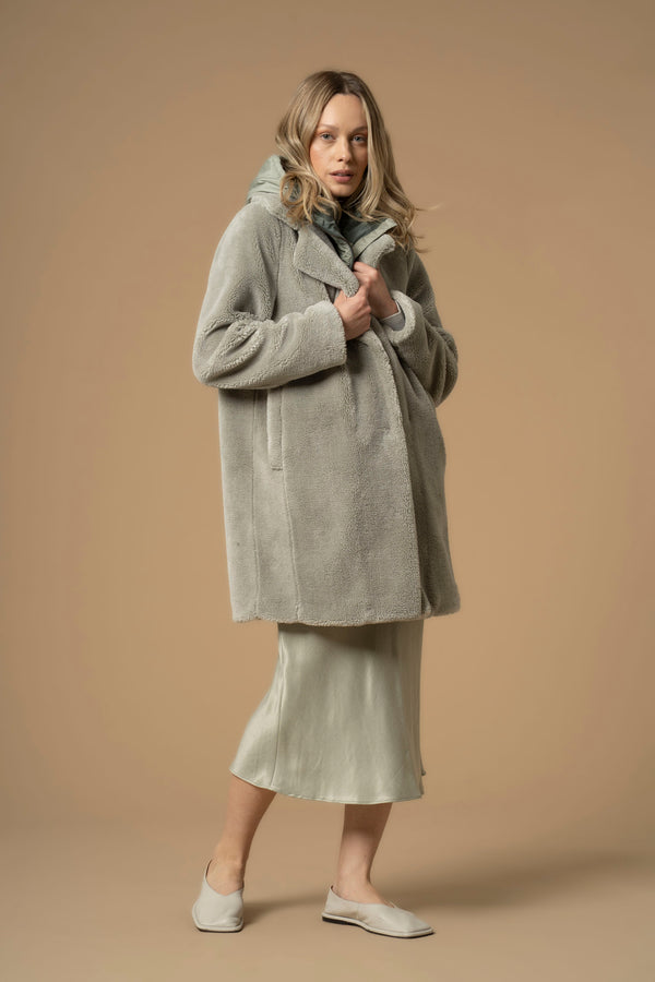 Manteau mi-long à manches longues - Manteau DAMASCO