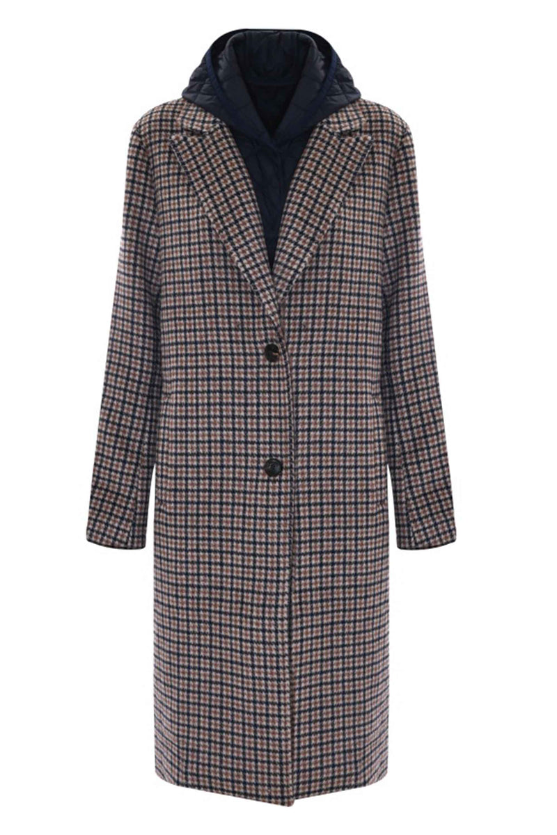 Manteau long avec col revers - Manteau DIDIER