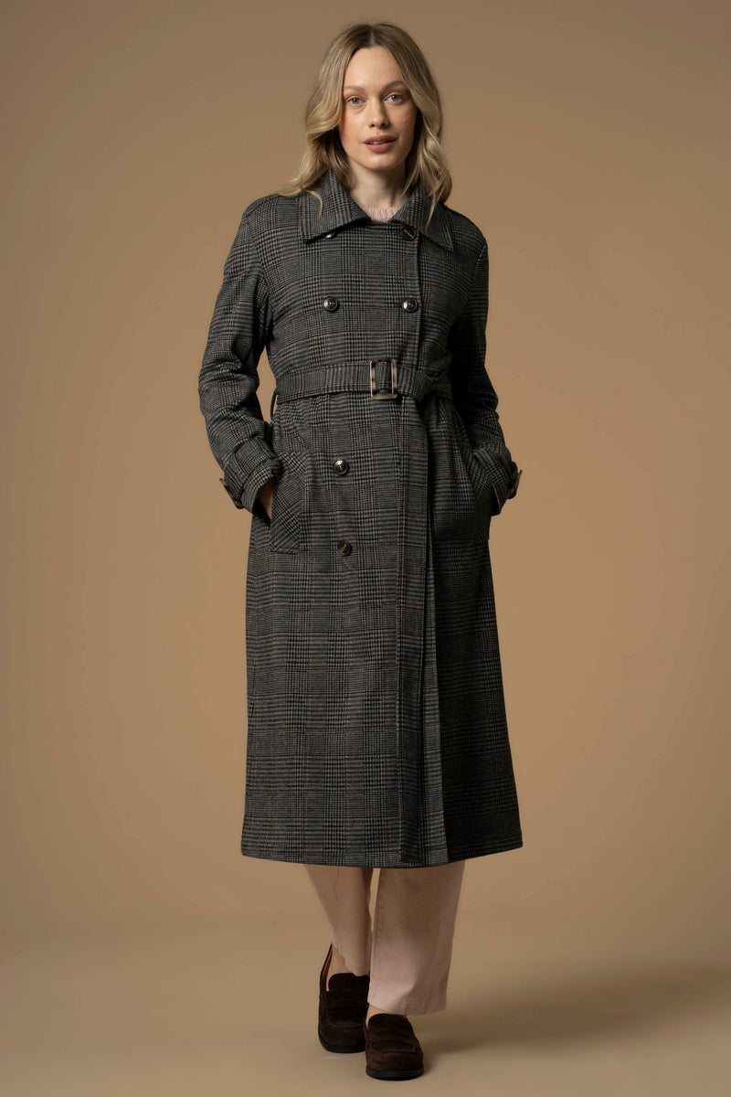 Manteau coupe long col tailleur - Manteau NERON