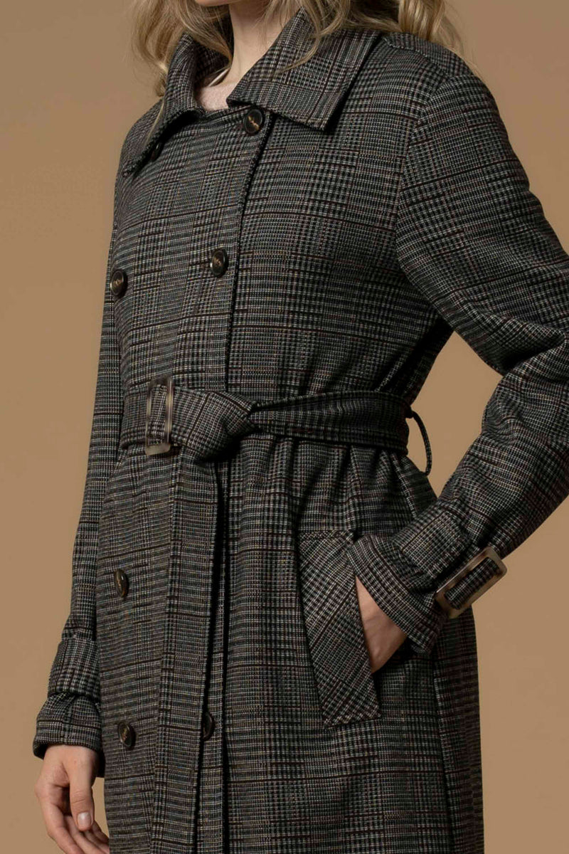Manteau coupe long col tailleur - Manteau NERON