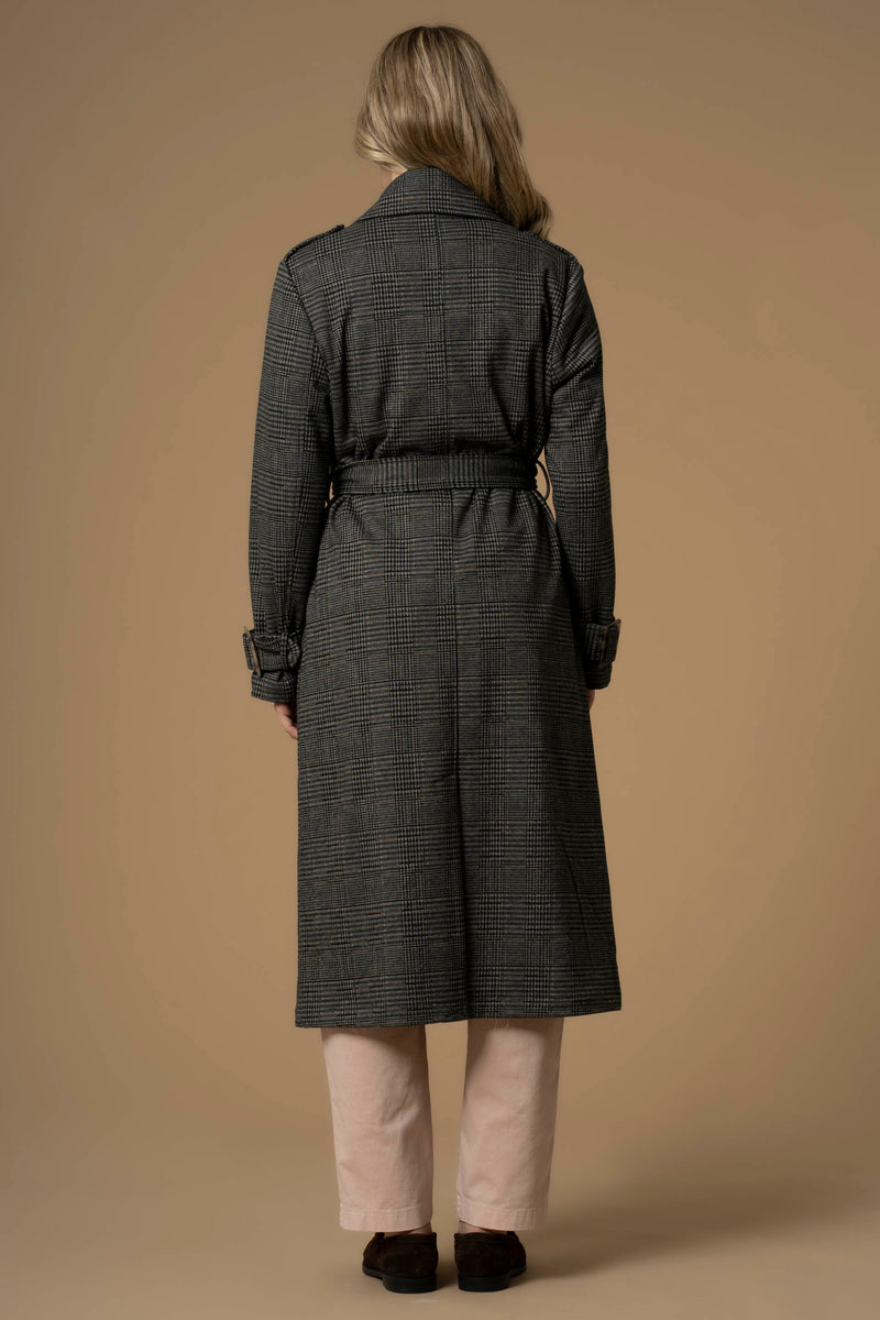 Manteau coupe long col tailleur - Manteau NERON