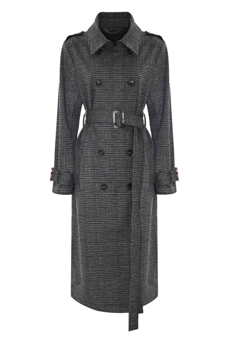 Manteau coupe long col tailleur - Manteau NERON