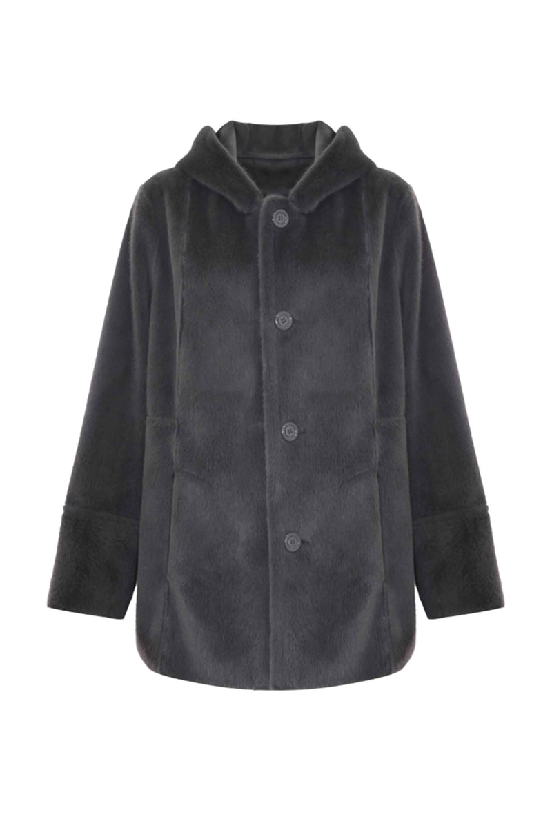 Manteau chaud manches longues mi-long - Manteau MELISANDE