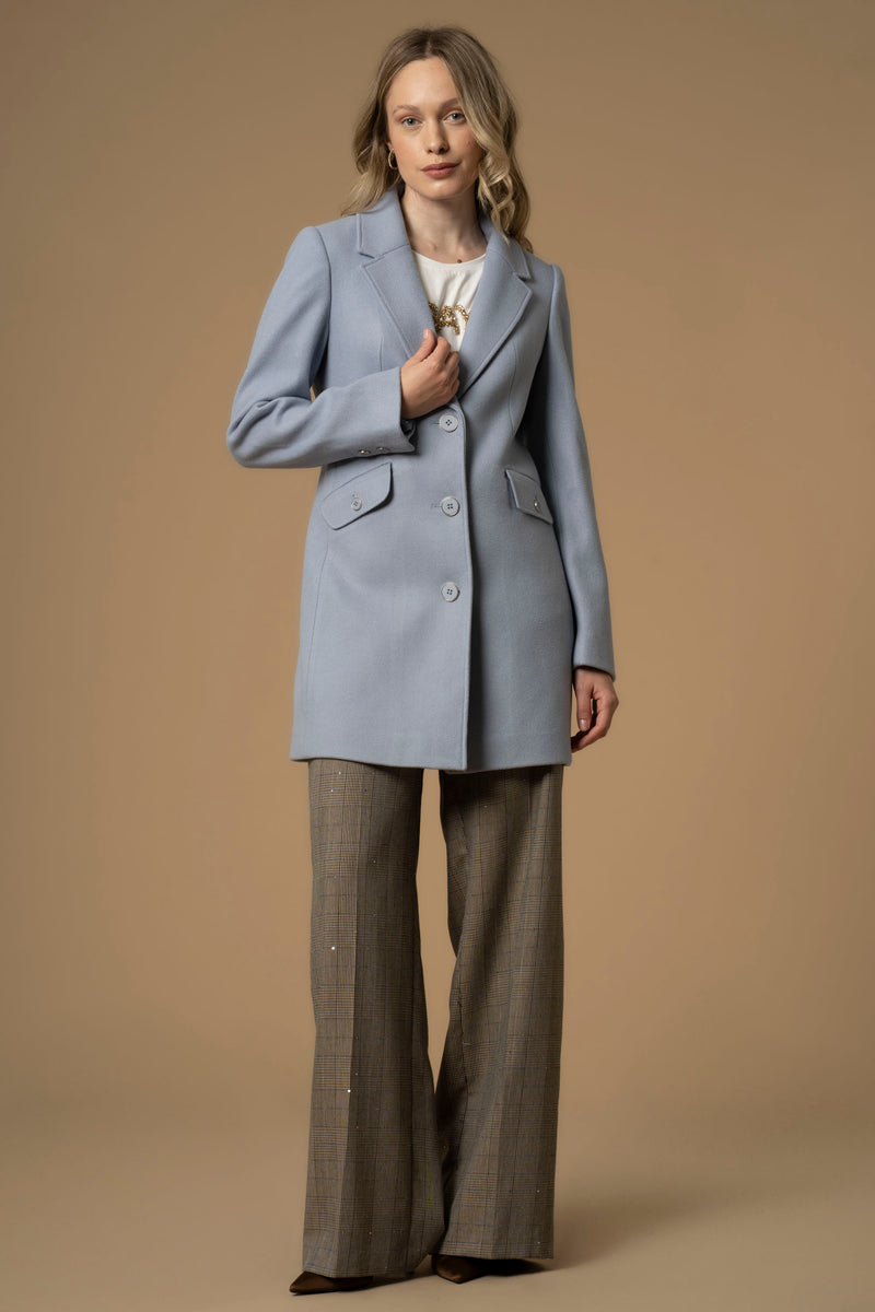 Chic Blazer style relaxed fit jacket - Coat ANTEO