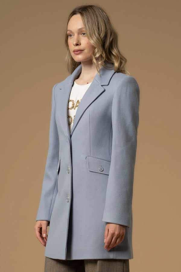 Chic Blazer style relaxed fit jacket - Coat ANTEO