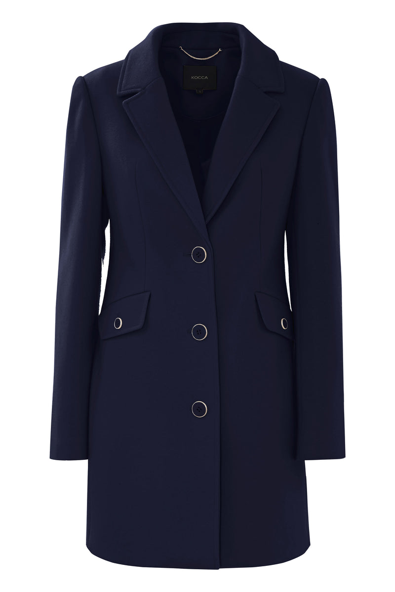 Manteau style tailleur mi-long col à revers - Manteau ANTEO